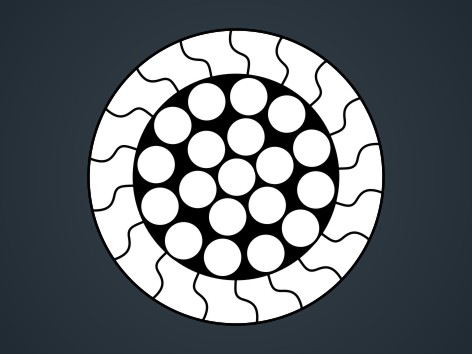 一層Z型鋼絲（客運索道）